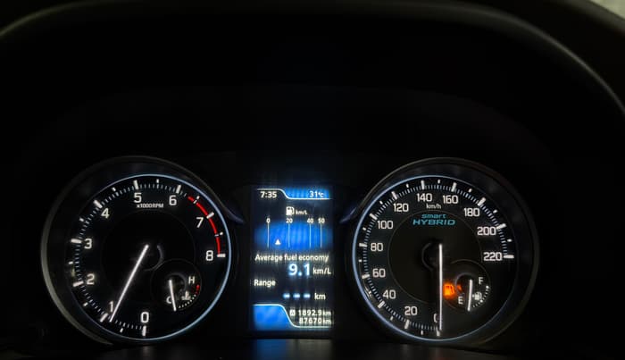2019 Maruti Ertiga ZXI+ SHVS, Petrol, Manual, 87,662 km, Odometer Image
