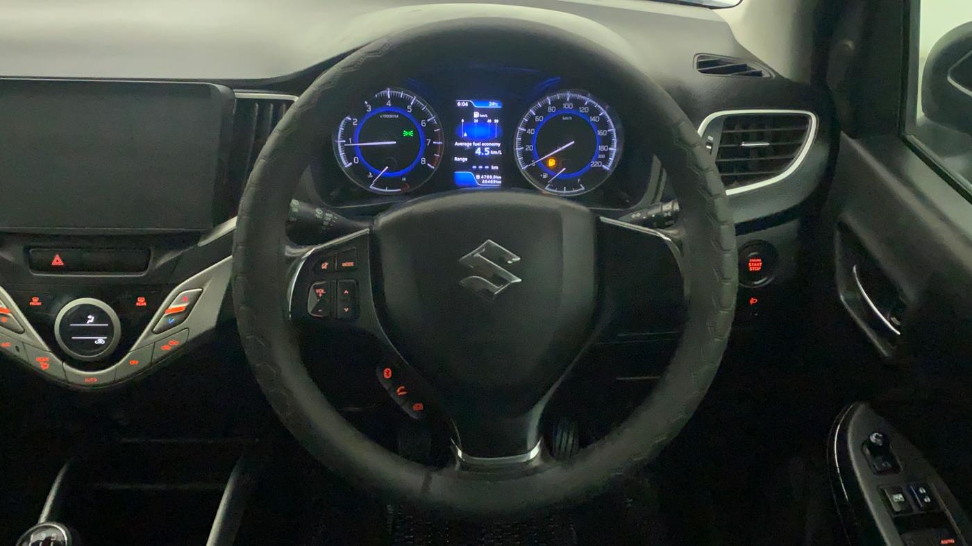 2017 Maruti Baleno ZETA PETROL 1.2, Petrol, Manual, 49,612 km, Steering Wheel Close Up