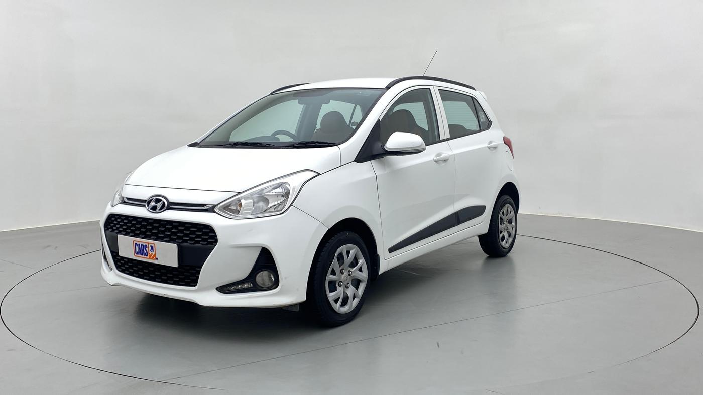 2019 Hyundai Grand i10 SPORTZ 1.2 KAPPA VTVT, Petrol, Manual, 50,375 km, Left Front Diagonal