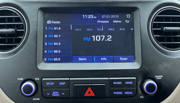 2019 Hyundai Grand i10 SPORTZ 1.2 KAPPA VTVT, Petrol, Manual, 50,375 km, Infotainment System