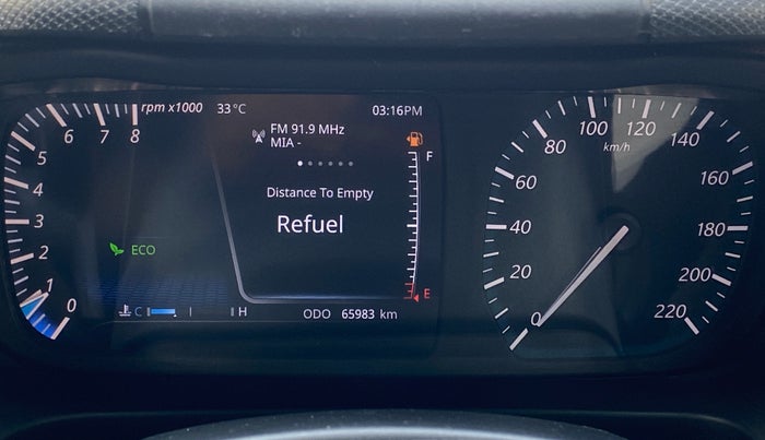 2021 Tata ALTROZ XZ PLUS PETROL DARK EDITION, Petrol, Manual, 65,942 km, Odometer Image