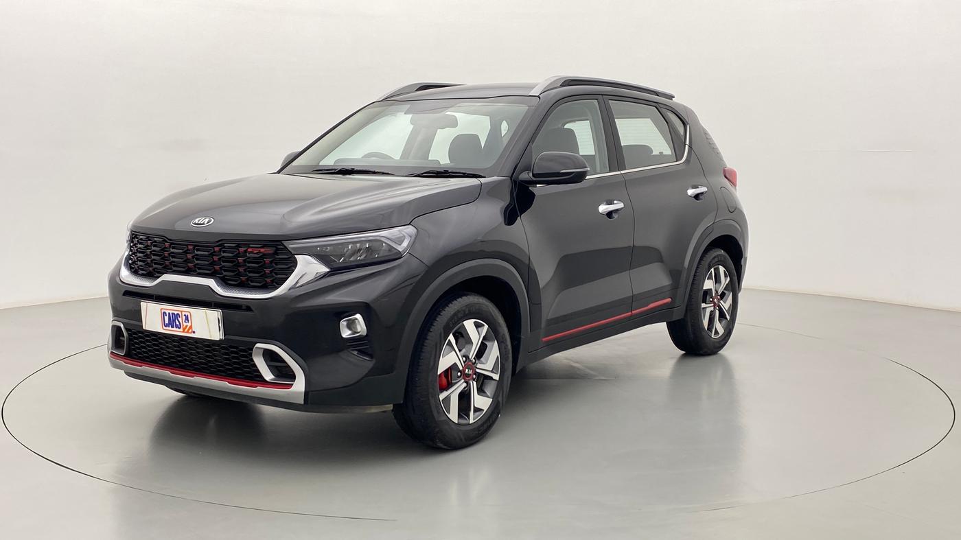 2020 KIA SONET GTX + 1.0 IMT, Petrol, Manual, 13,269 km, Left Front Diagonal