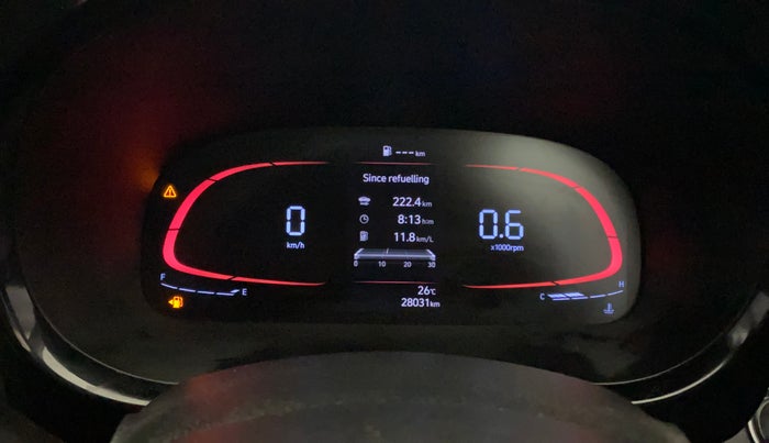 2023 Hyundai EXTER SX (O) CONNECT, Petrol, Manual, 28,030 km, Odometer Image