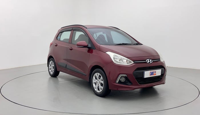 2015 Hyundai Grand i10 SPORTZ 1.2 KAPPA VTVT, Petrol, Manual, 59,539 km, Right Front Diagonal