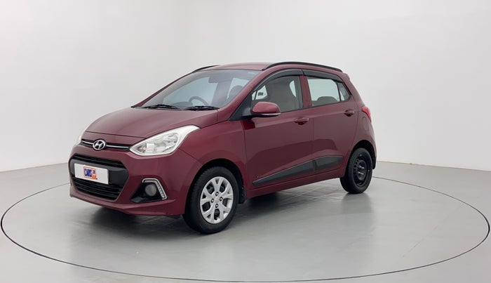 2015 Hyundai Grand i10 SPORTZ 1.2 KAPPA VTVT, Petrol, Manual, 59,539 km, Left Front Diagonal (45- Degree) View