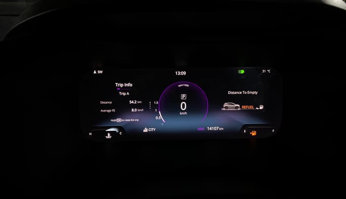2024 Tata NEXON FEARLESS PURPLE + SUNROOF DCA DUAL TONE 1.2 PETROL, Petrol, Automatic, 14,104 km, Odometer Image