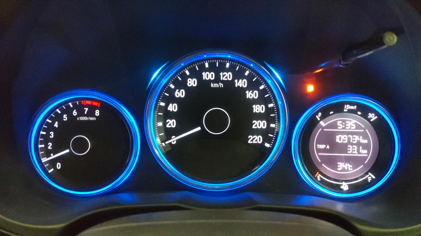 2015 Honda City 1.5L I-VTEC V MT, Petrol, Manual, 1,09,710 km, Odometer Image