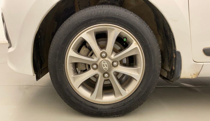 2015 Hyundai Grand i10 ASTA (O) 1.2 KAPPA VTVT, Petrol, Manual, 87,154 km, Left Front Wheel