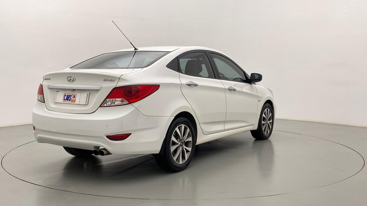2014 Hyundai Verna FLUIDIC 1.6 SX CRDI, Diesel, Manual, 68,504 km, Right Back Diagonal