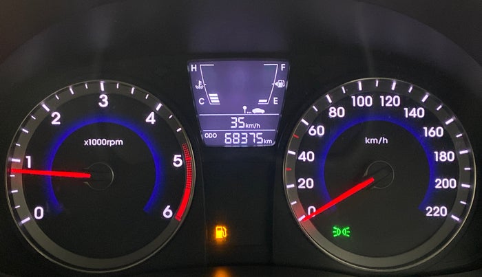 2014 Hyundai Verna FLUIDIC 1.6 SX CRDI, Diesel, Manual, 68,504 km, Odometer Image