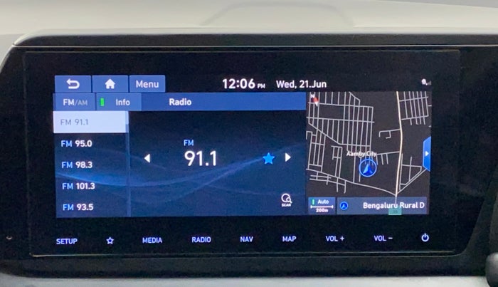 2021 Hyundai NEW I20 ASTA (O) 1.5 CRDI MT, Diesel, Manual, 58,488 km, Infotainment System