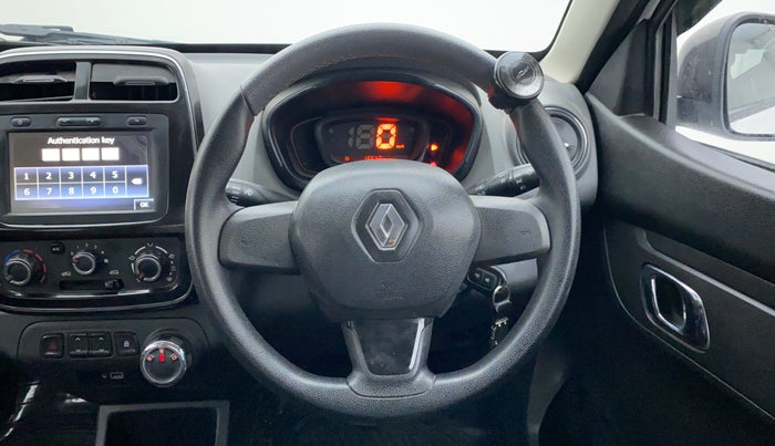 2019 Renault Kwid RXT 1.0 EASY-R AT OPTION, Petrol, Automatic, 18,781 km, Steering Wheel Close Up