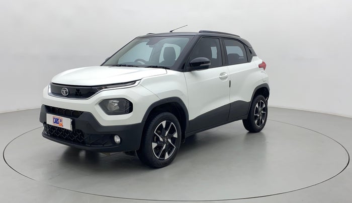 2021 Tata PUNCH CREATIVE AMT 1.2 RTN DUAL TONE, Petrol, Automatic, 24,626 km, Left Front Diagonal