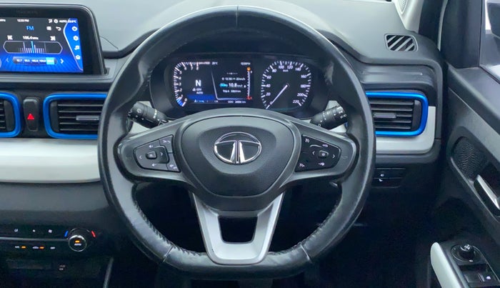 2021 Tata PUNCH CREATIVE AMT 1.2 RTN DUAL TONE, Petrol, Automatic, 24,626 km, Steering Wheel Close Up