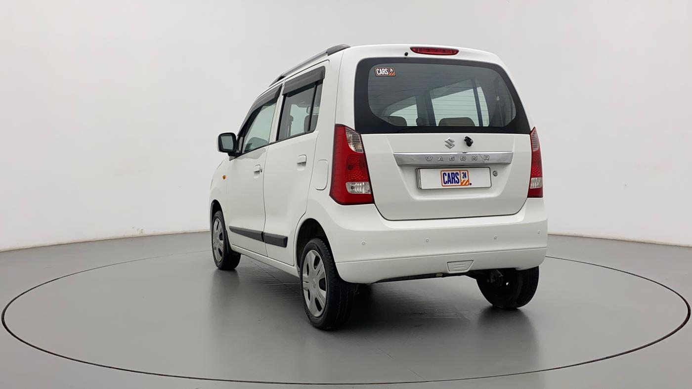 2017 Maruti Wagon R 1.0 VXI AMT, Petrol, Automatic, 10,741 km, Left Back Diagonal