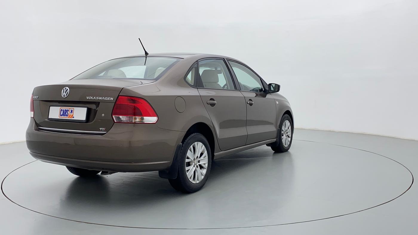 2015 Volkswagen Vento HIGHLINE TDI AT, Diesel, Automatic, 79,941 km, Right Back Diagonal