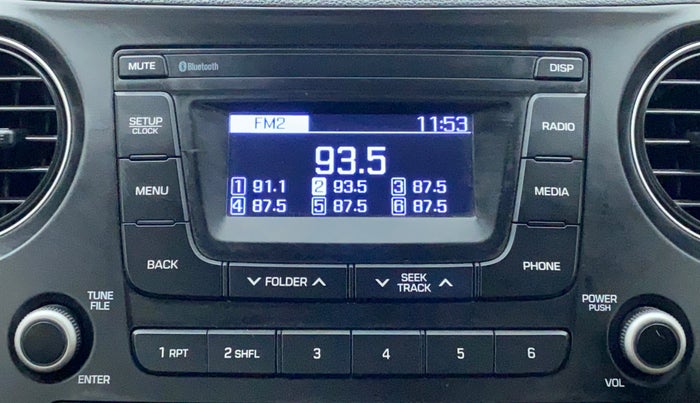 2018 Hyundai Grand i10 MAGNA 1.2 KAPPA VTVT, CNG, Manual, 63,503 km, Infotainment System
