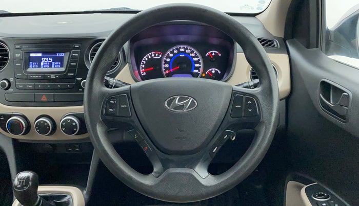 2018 Hyundai Grand i10 MAGNA 1.2 KAPPA VTVT, CNG, Manual, 63,503 km, Steering Wheel Close Up