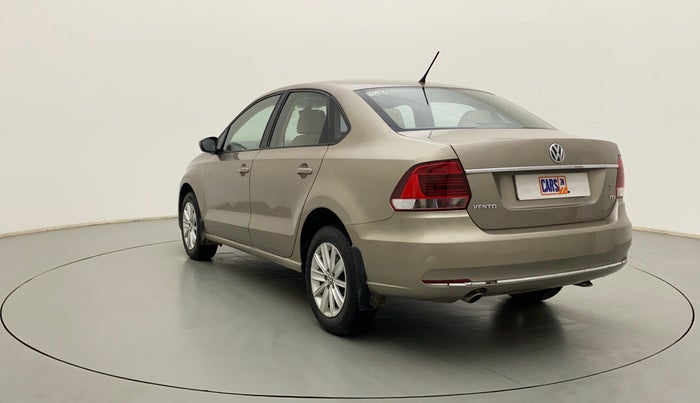 2016 Volkswagen Vento HIGHLINE PLUS 1.2 AT 16 ALLOY, Petrol, Automatic, 89,065 km, Left Back Diagonal