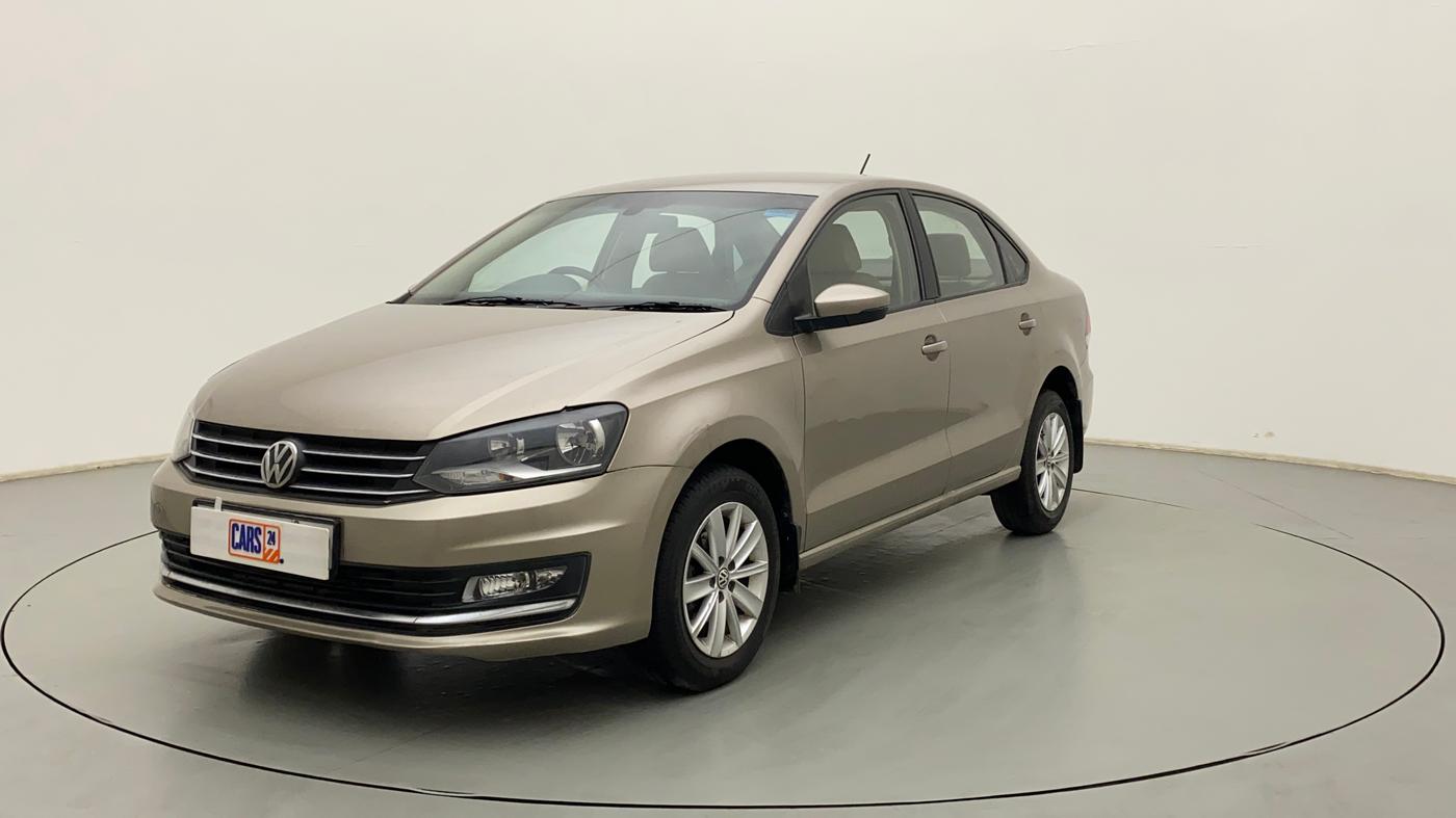 2016 Volkswagen Vento HIGHLINE PLUS 1.2 AT 16 ALLOY, Petrol, Automatic, 89,065 km, Left Front Diagonal