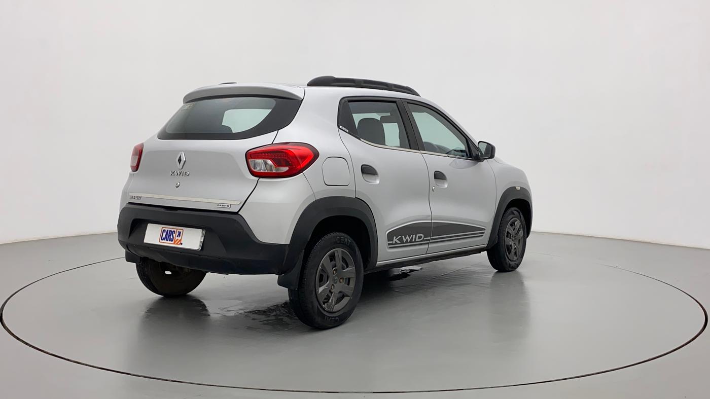 2019 Renault Kwid RXT 1.0 AMT (O), Petrol, Automatic, 28,249 km, Right Back Diagonal