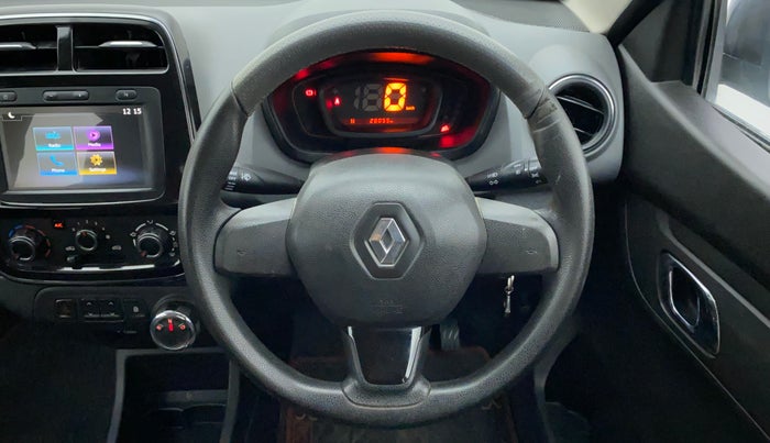 2019 Renault Kwid RXT 1.0 AMT (O), Petrol, Automatic, 28,249 km, Steering Wheel Close Up
