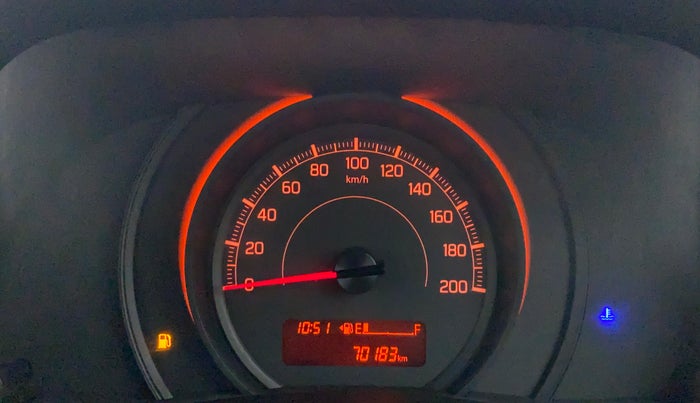 2019 Maruti Swift LXI, Petrol, Manual, 70,182 km, Odometer Image