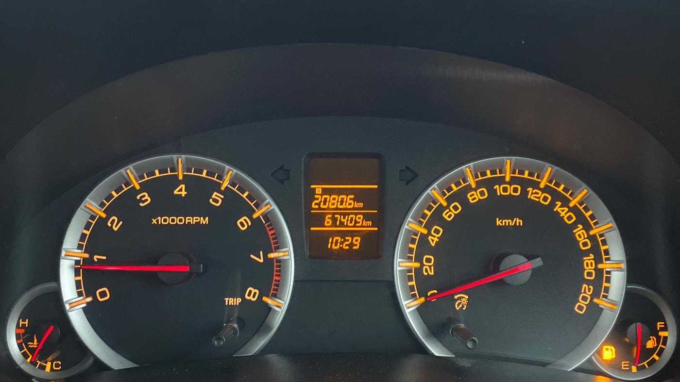 2012 Maruti Swift VXI, Petrol, Manual, 67,458 km, Odometer Image