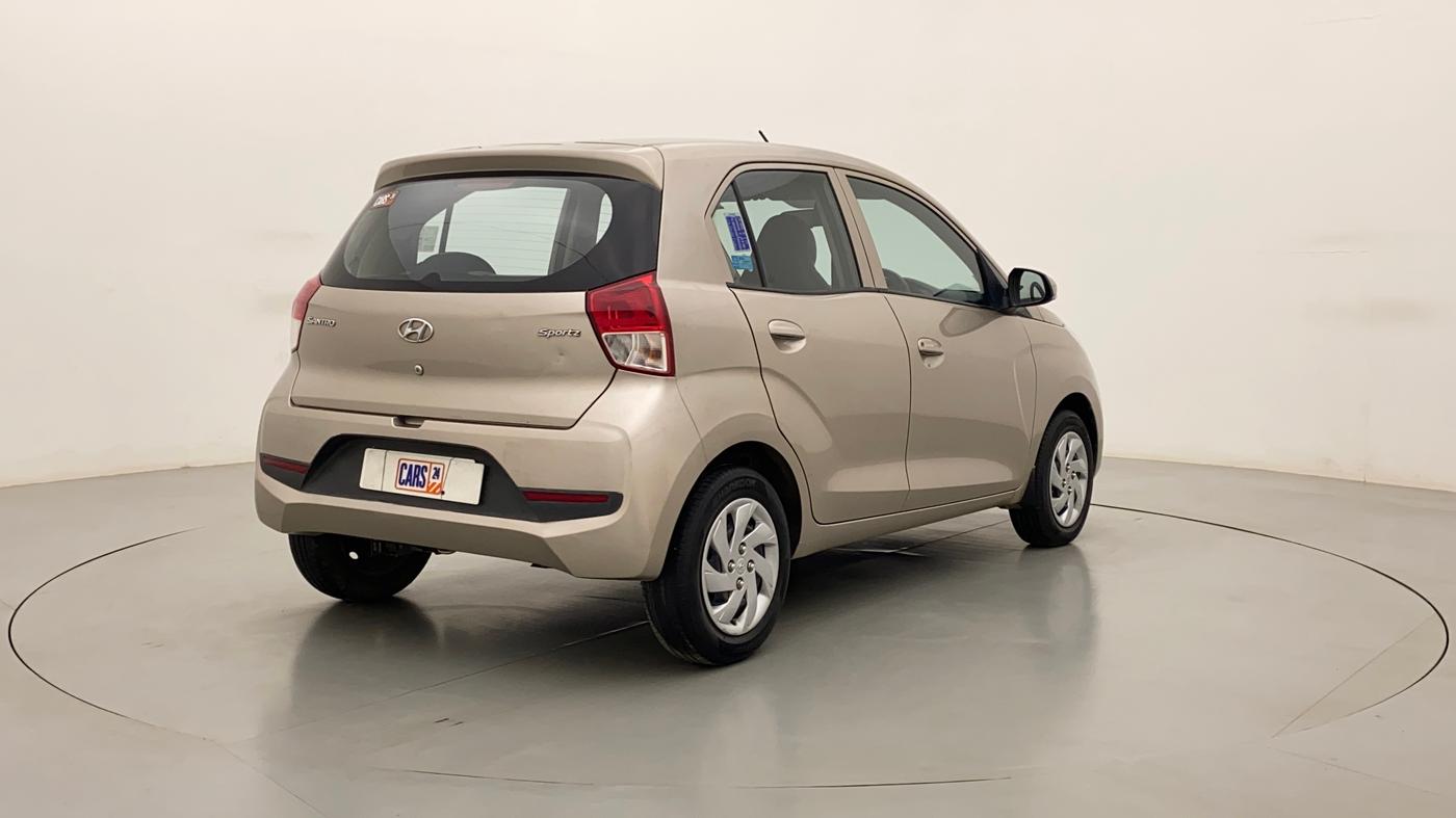 2018 Hyundai NEW SANTRO SPORTZ MT, Petrol, Manual, 25,447 km, Right Back Diagonal