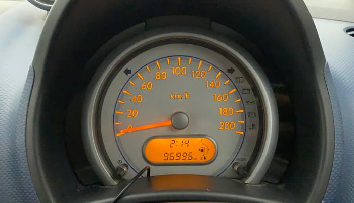 2011 Maruti Ritz ZXI, Petrol, Manual, 96,993 km, Odometer Image
