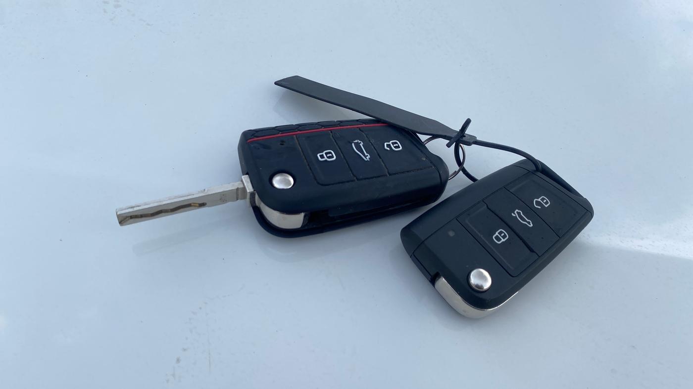 2021 Skoda KUSHAQ STYLE 1.0L TSI AT, Petrol, Automatic, 53,650 km, Key Close Up