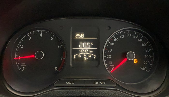 2019 Volkswagen Ameo TRENDLINE 1.0L, Petrol, Manual, 42,470 km, Odometer Image