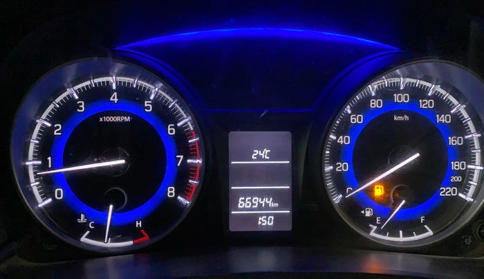 2021 Maruti Baleno DELTA PETROL 1.2, Petrol, Manual, 66,934 km, Odometer Image