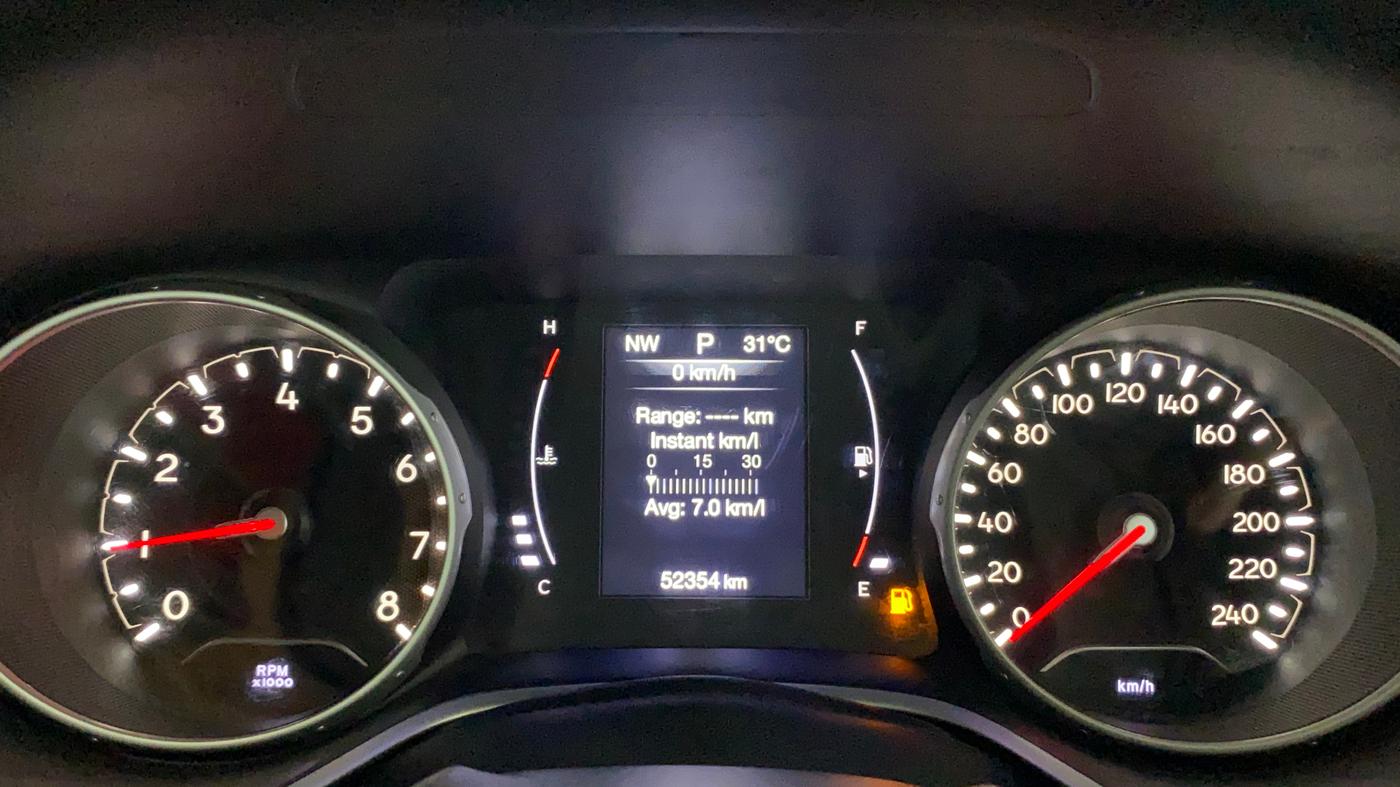 2019 Jeep Compass LONGITUDE (O) 1.4 PETROL AT, Petrol, Automatic, 52,469 km, Odometer Image
