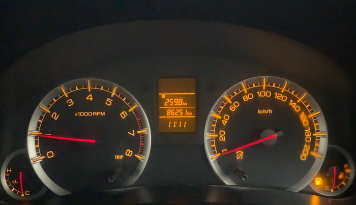 2012 Maruti Swift VXI, Petrol, Manual, 86,417 km, Odometer Image