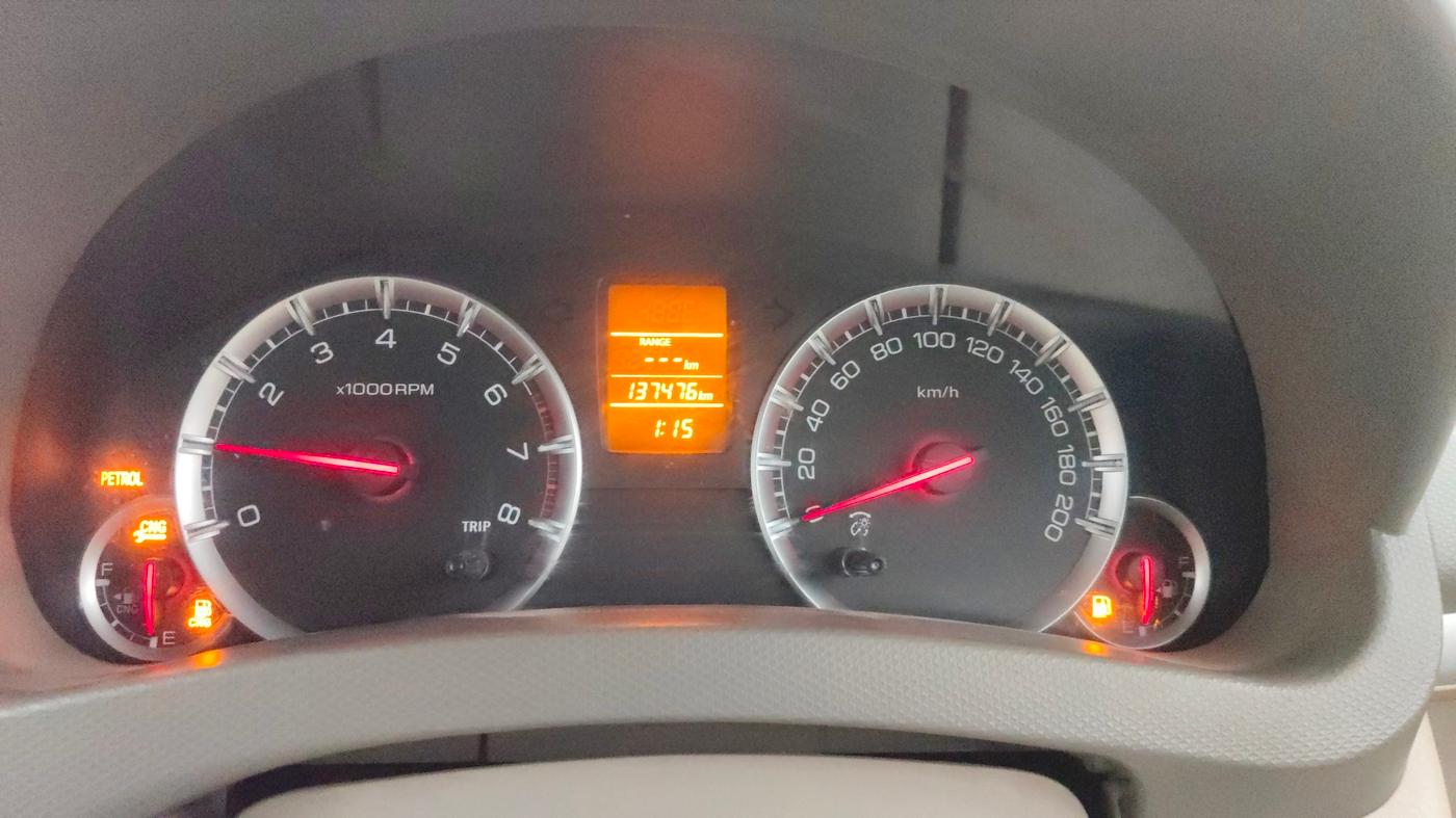 2016 Maruti Ertiga VXI CNG, CNG, Manual, 1,37,463 km, Odometer Image