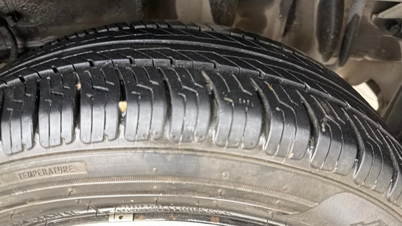 2021 Tata Tiago XZ PLUS CNG, CNG, Manual, 58,464 km, Left Rear Tyre Tread