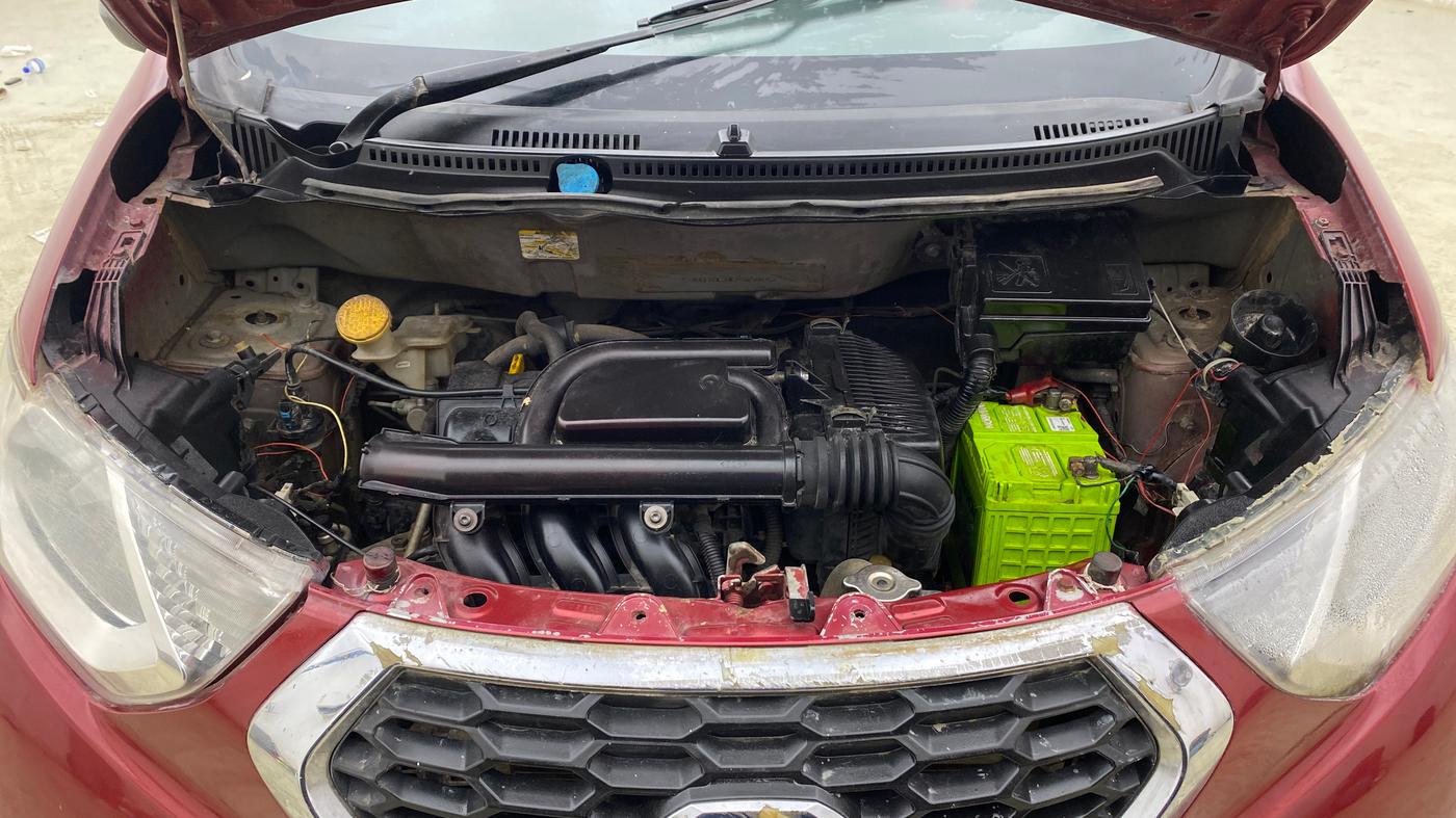 2019 Datsun Redi Go S 1.0 AMT, Petrol, Automatic, 37,995 km, Engine View
