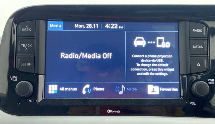 2022 Hyundai GRAND I10 NIOS SPORTZ PETROL, Petrol, Manual, 1,705 km, Infotainment System