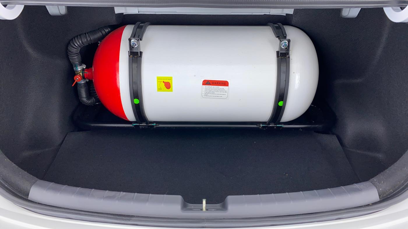 2021 Hyundai AURA S CNG, CNG, Manual, 3,869 km, Boot Inside