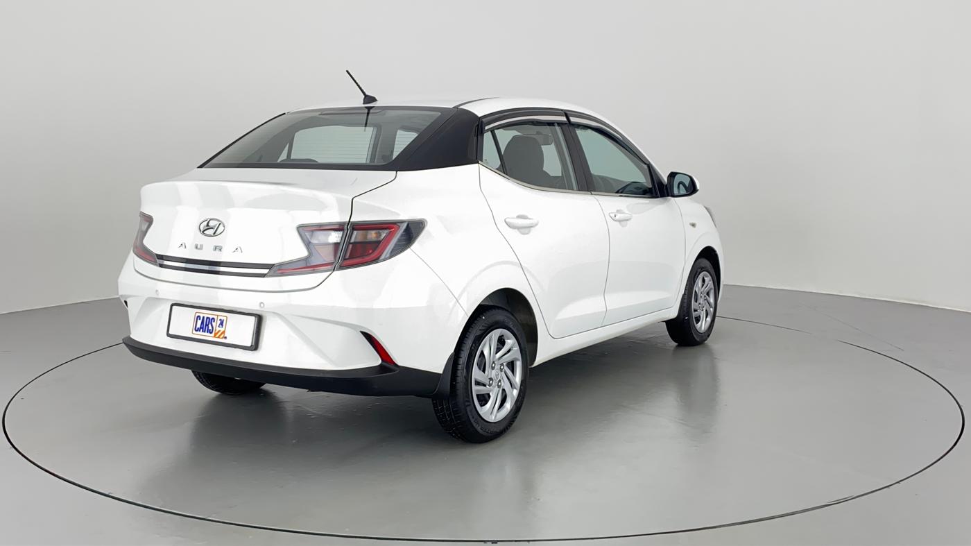2021 Hyundai AURA S CNG, CNG, Manual, 3,869 km, Right Back Diagonal