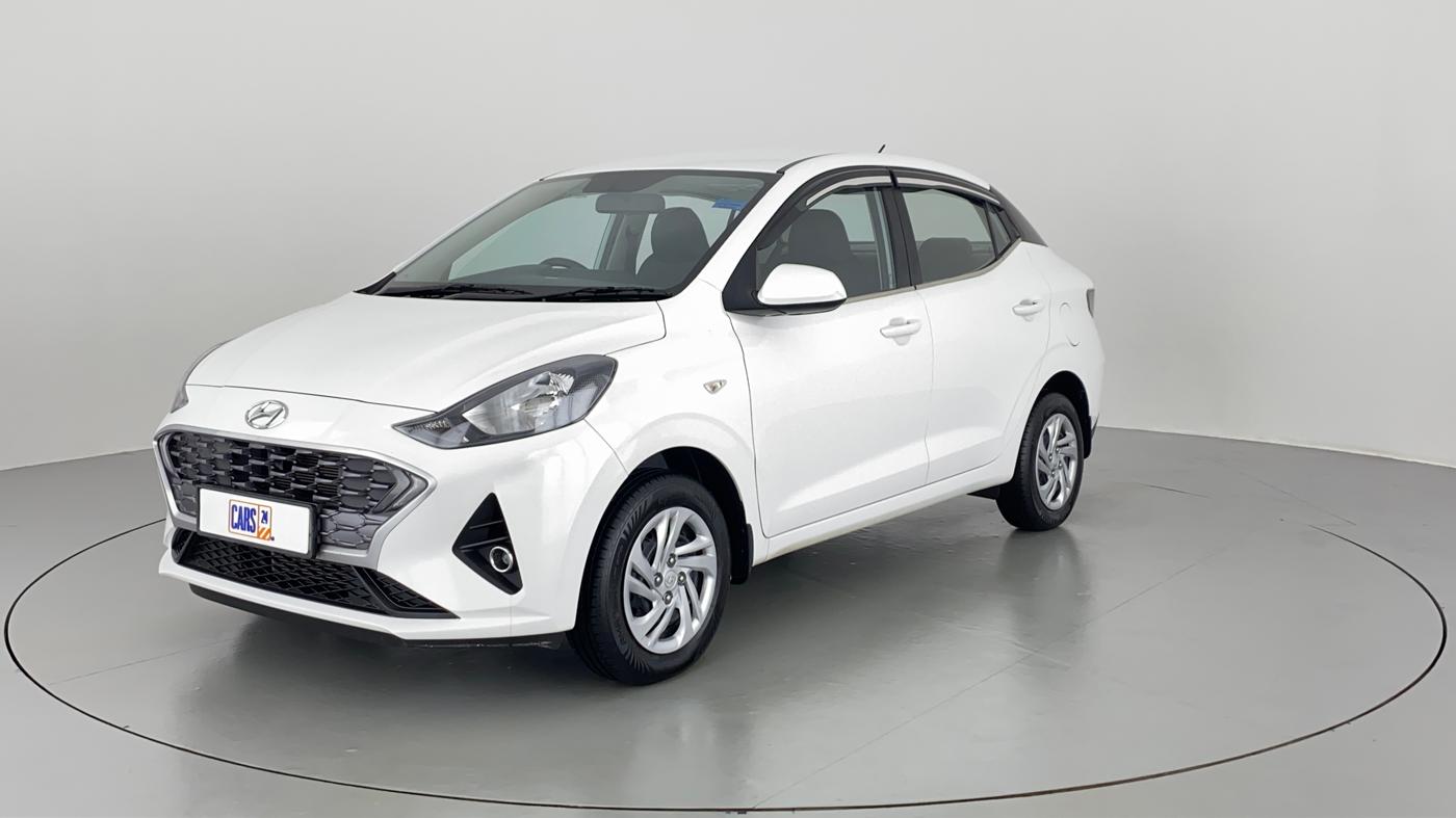 2021 Hyundai AURA S CNG, CNG, Manual, 3,869 km, Left Front Diagonal