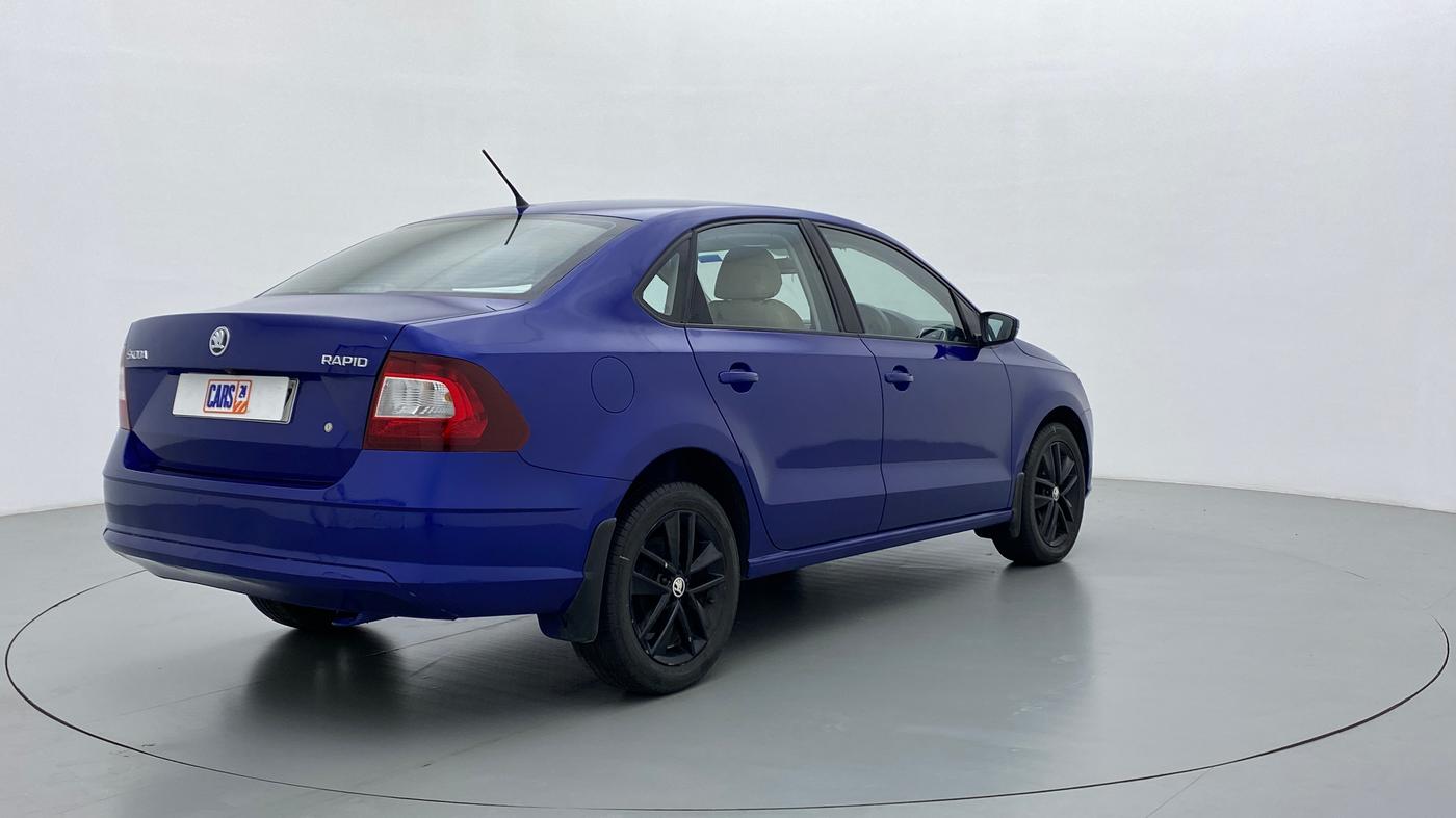 2020 Skoda Rapid 1.0 AMBITION TSI AT, Petrol, Automatic, 14,545 km, Right Back Diagonal