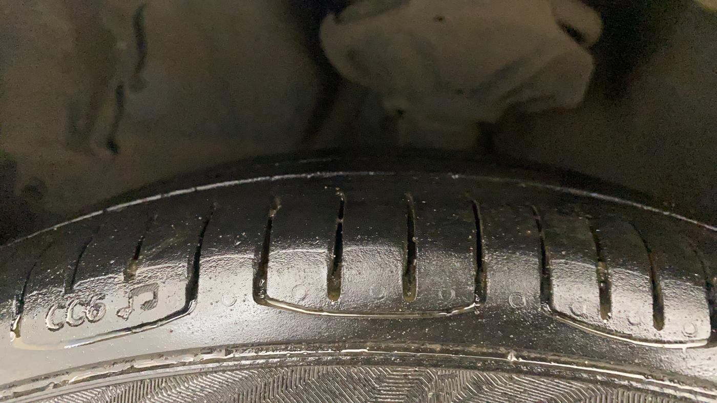 2018 Maruti Celerio X ZXI (O) AMT, Petrol, Automatic, 49,589 km, Left Front Tyre Tread