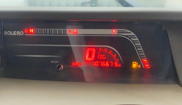 2012 Mahindra Bolero ZLX BS IV, Diesel, Manual, 1,07,666 km, Odometer Image