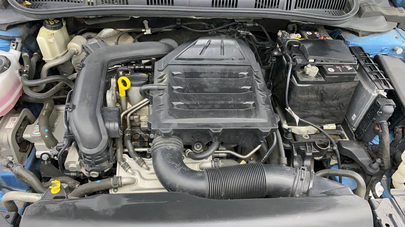 2022 Skoda SLAVIA STYLE 1.0L TSI AT, Petrol, Automatic, 81,938 km, Engine View