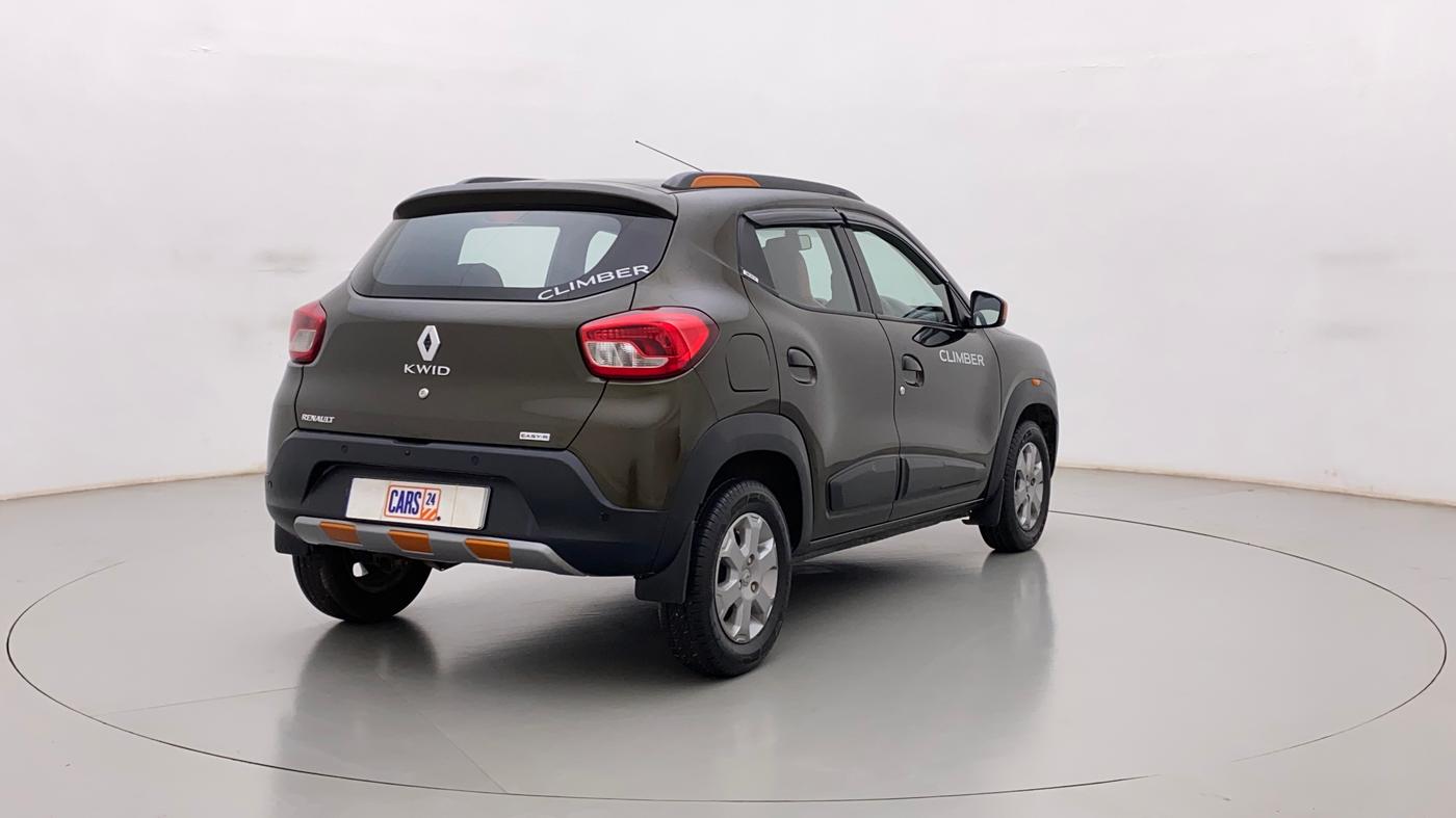 2017 Renault Kwid CLIMBER 1.0 AMT, Petrol, Automatic, 16,621 km, Right Back Diagonal