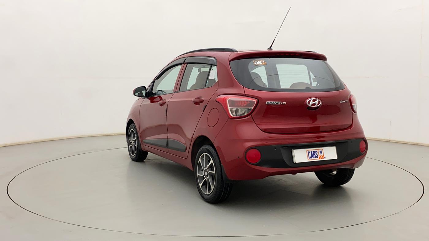 2018 Hyundai Grand i10 SPORTZ AT 1.2 KAPPA VTVT, Petrol, Automatic, 31,444 km, Left Back Diagonal