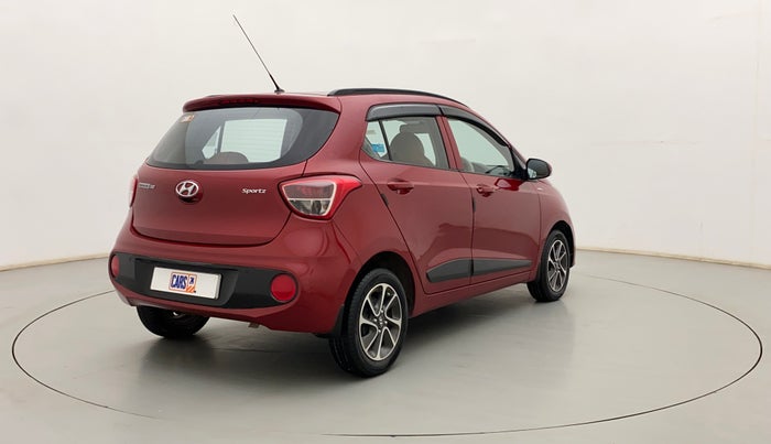 2018 Hyundai Grand i10 SPORTZ AT 1.2 KAPPA VTVT, Petrol, Automatic, 31,444 km, Right Back Diagonal