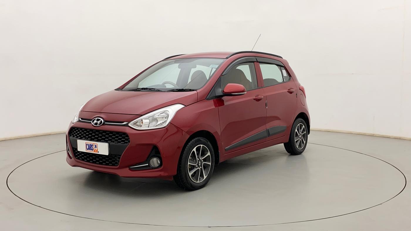 2018 Hyundai Grand i10 SPORTZ AT 1.2 KAPPA VTVT, Petrol, Automatic, 31,444 km, Left Front Diagonal
